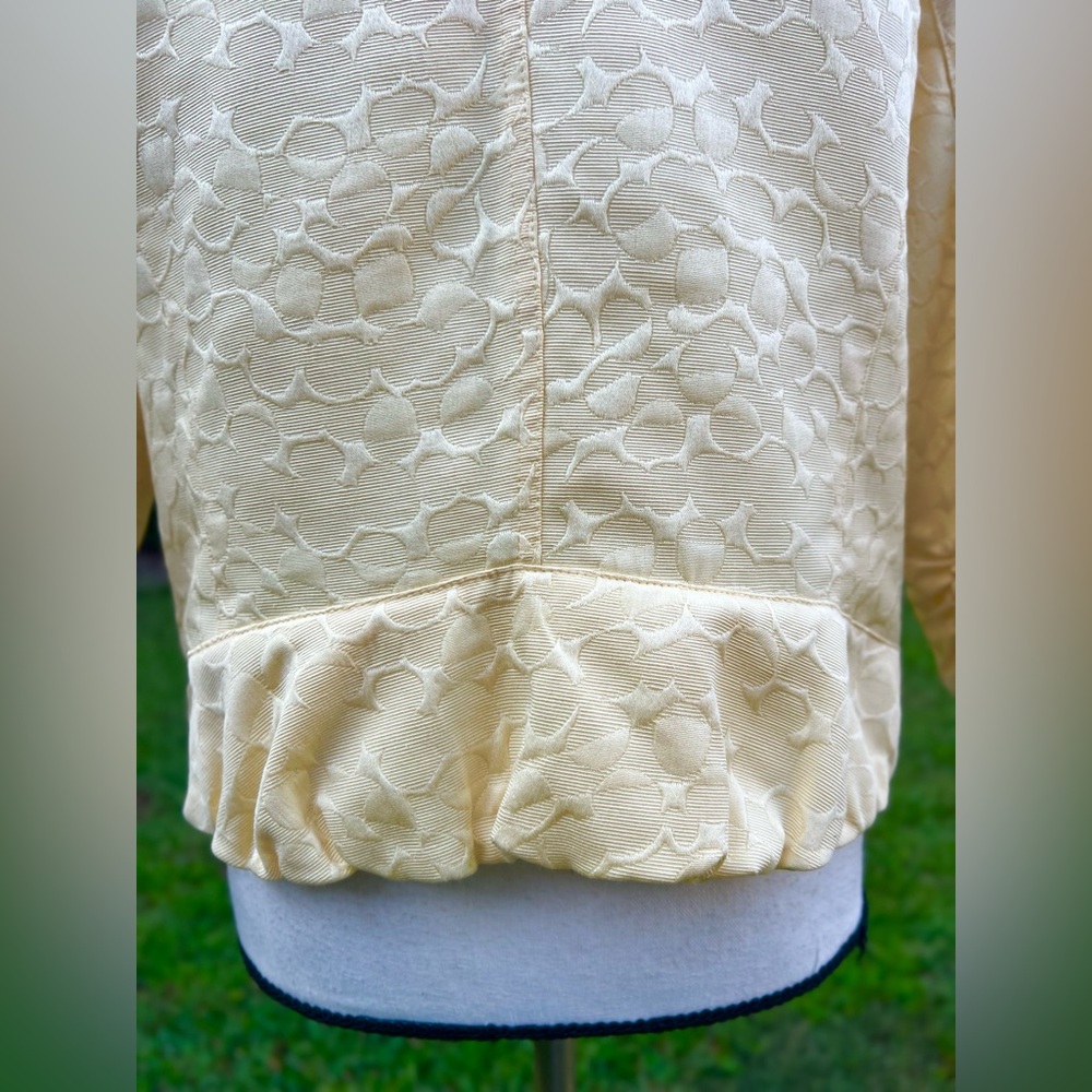 Ruby Rd. Yellow Daisy Spring Jacket Zip Up, Gathe… - image 7